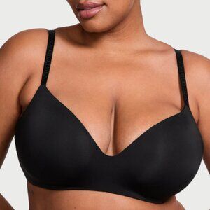 Victoria's Secret Lightly Lined Wireless Bra Black
